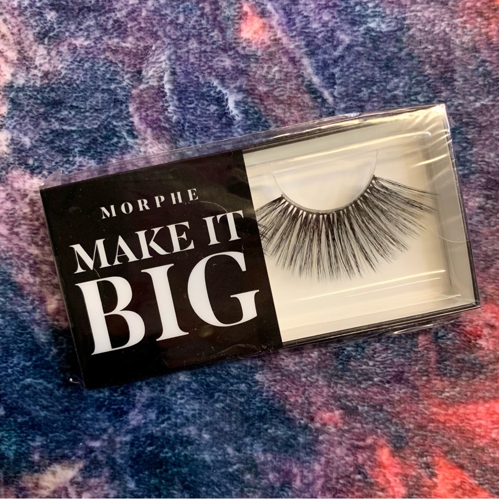 💜 Morphe Make It Big Extravagant Faux Mink Lashes “Big Moment” REUSABLE - NWT